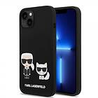 Karl Lagerfeld iPhone 14 Plus Silicone & Choupette MagSafe KLHMP14MSSKCK