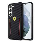 Ferrari Samsung Galaxy S23 Skal Carbon & Stripe Svart FEHCS23SNPYK S911