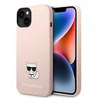 Karl Lagerfeld iPhone 14 Plus Skal Silicone Choupette Body KLHCP14MSLCTPI