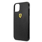 Ferrari iPhone Black Max On Hardcase 11 Track FESPCHCN65CBBK Carbon Effect Pro Svart