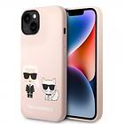 Karl Lagerfeld iPhone 14 Plus Silicone & Choupette MagSafe KLHMP14MSSKCI