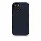 Decoded iPhone 14 Plus Skal Leather Backcover Navy