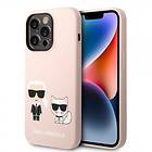 Karl Lagerfeld iPhone 14 Silicone & Choupette MagSafe KLHMP14LSSKCI