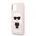 CG Mobile Karl Lagerfeld iPhone 11 Silicone KLHCN61SLFKPI Iconic Rosa