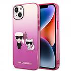 Karl Lagerfeld iPhone 14 Plus Gradient Choupette KLHCP14MTGKCP