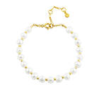 Hultquist Copenhagen Arabella pearl bracelet 18 ct gilded silver S08075-G
