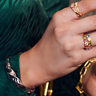 Sif Jakobs Belluno Rings Goldplated SJ-R42126-ACZ-SG-54 Dam 18 kt. forgyldt 925 