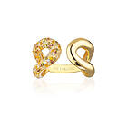Sif Jakobs Capri Due Ring Goldplated SJ-R62015-ACZ-SG-58 Dam 18 kt. forgyldt 925 sterling sølv