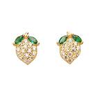 Pico Lemon Crystal Stud L01036
