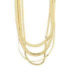 Pilgrim Optimism Snake Chains 2-in-1 Necklaces Goldplated 102212011