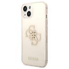 Guess iPhone Big 14 4G Skal Full Glitter Guld
