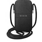 Guess Pouch Saffiano Svart Medium