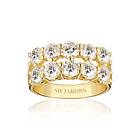 Sif Jakobs Belluno Due Ring Golden-50 Dam 18 kt. forgyldt 925 sterling sølv