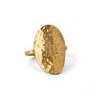Enamel Zola Forgyldt Ring-Ring Størrelse 52 Dam 18 kt. forgyldt 925 sterling søl