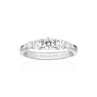 Sif Jakobs Belluno Ring Silver-Ring Størrelse 56 Dam Rhodineret 925 sterling sølv