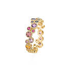 Mads Z Luxury Rainbow Ring 14 kt. Guld & Ädelsten-Ringstorlek 58 Dam 14 kt. guld