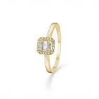 Mads Z Elizabeth Ring 14 kt. Guld m. 0,18 ct.-Ringstorlek 56 Dam 14 kt. guld