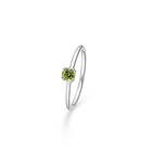 Mads Z Poetry Solitaire Ring Peridot-52 (ring) Dam 925 sterling sølv