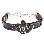 Victorio & Lucchino Damarmband VJ0267BR Svart Rosa Stål