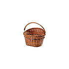 KLICKfix Korg Weiden Basket Pilflätad till Brun styrmontering 40x30x31 cm 18 liter