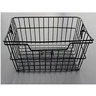 Basil BASKET-3 Bottom hooks rear rack basket, black steel (BAS-11018)