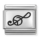 Nomination SilverShine Treble Clef 330109-04