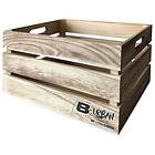 Willow B-urban Wood L Basket Grå