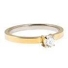 Blomdahl Tiffany CZ White Ring Guld Titan (Storlek: 17mm)