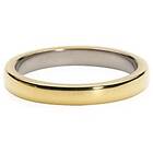 Blomdahl Cupped Plain Ring Guld Titan (Storlek: 21mm)