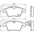 Brembo Bromsbeläggssats, skivbroms P 36 022