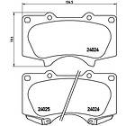 Brembo Bromsbeläggssats, skivbroms P 83 066