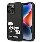 Karl Lagerfeld iPhone 14 Pro Max Silicone & Choupette Magsafe KLHMP14XSSKCK