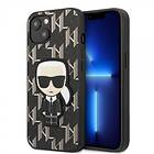 Karl Lagerfeld iPhone 13 Skal Monogram Patch Svart KLHCP13MPMNIKBK