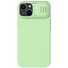 Nillkin CamShield Magnetic Silicone Skal Case iPhone 14 Grön MagSafe with green 