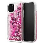 Karl Lagerfeld Glitter Liquid Floatting iPhone 11 Pro (Pink Charms) KLHCN58ROPI