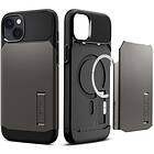 Spigen iPhone 14 Plus Skal Slim Armor MagFit Gunmetal