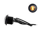 Strands Sidomarkering Orange LED 12-24V , Runt