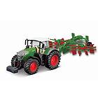 Bburago B18-31665 10 cm FENDT 1050 Vario med virvelrack, röd