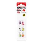 Blue Fox Tungsten Fly Jig Kit Glow 6-pack