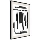 Artgeist Poster Affisch Cleaver and Knives [Poster] 20x30 A3-DRBPRP0340s_cr_pp