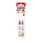 Blue Fox Tungsten Bullfly Kit Glow 6-pack