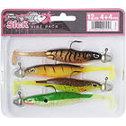 Berkley Sick Vibe 12cm 4pc Pre-Rigged Bismuth