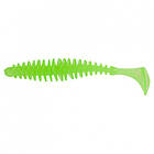 Magic Trout T-Worm Paddler Cheese 5,5cm, 1,5g (6-pack) Neon Green/Orange