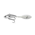 Savage Gear 3D Sticklebait Tailspin 8cm, 18g Sinking Black Silver