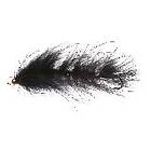 Unique Flies Marabou Worm Black Daiichi 3111 #6