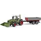 Bruder Fendt 211 Traktor med skopa och vagn 02182
