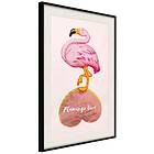 Artgeist Poster Affisch Flamingo in Love [Poster] 20x30 A3-DRBPRP1646s_cr_pp