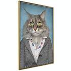 Artgeist Poster Affisch Mrs. Cat [Poster] 20x30 A3-DRBPRP0892s_zr