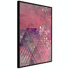 Artgeist Poster Affisch Crimson Abstraction [Poster] 20x30 A3-DRBPRP0819s_cr
