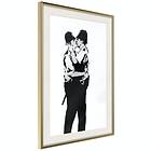 Artgeist Poster Affisch Kissing Coppers [Poster] 30x45 A3-DRBPRP1510m_zr_pp